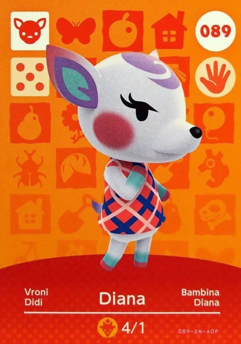 Animal Crossing Amiibo Karte Vroni 089
