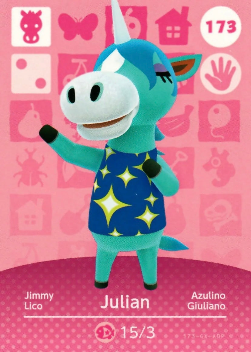 Animal Crossing Amiibo Karte Jimmy 173