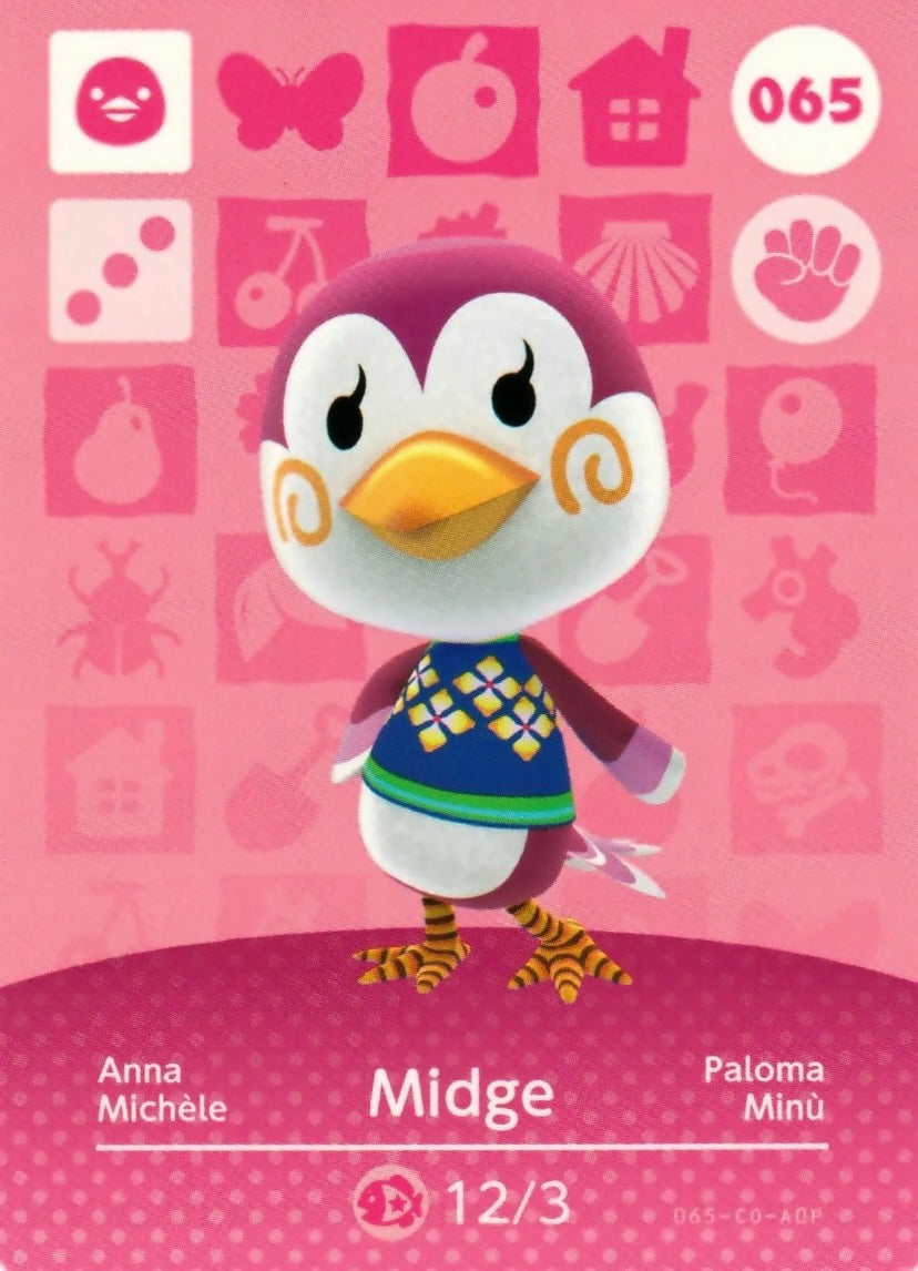 Animal Crossing Amiibo Karte Anna 065