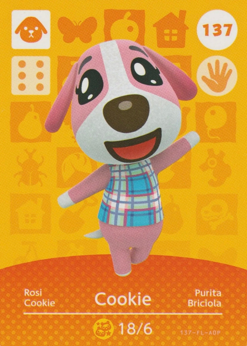 Animal Crossing Amiibo Karte Rosi 137