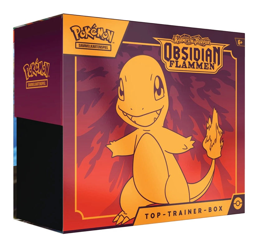 Pokémon Obsidian Flammen Top Trainer Box DE