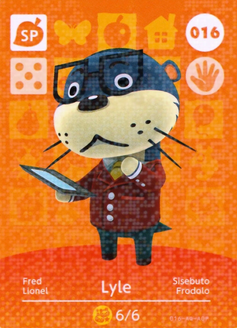 Animal Crossing Amiibo Karte Fred 016
