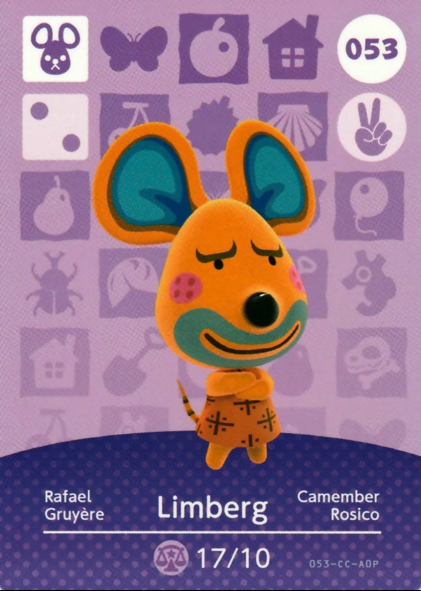 Animal Crossing Amiibo Karte Rafael 053