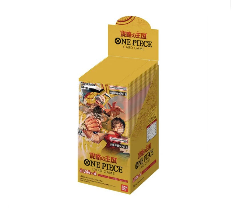 One Piece Card Game Kingdoms of Intrigue Display OP-04 Japanisch
