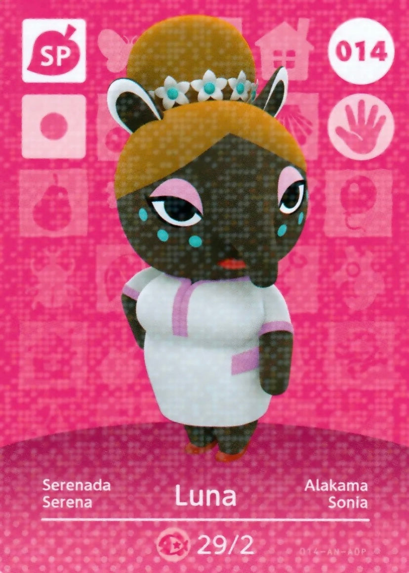Animal Crossing Amiibo Karte Serenada 014