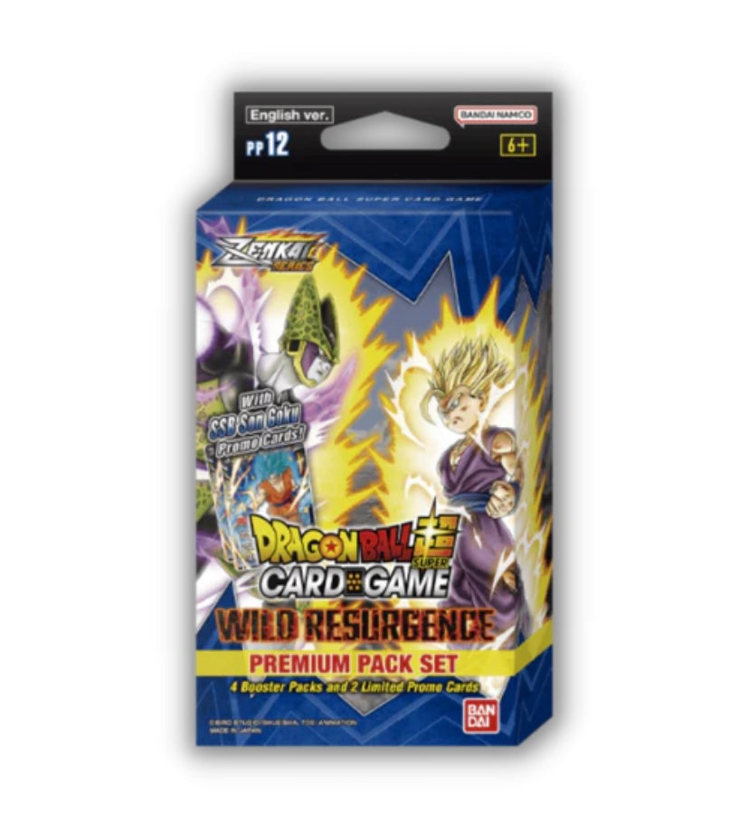 Dragonball Super Card Game Zenkai Series 4 Wild Resurgence Premium Pack PP12 EN