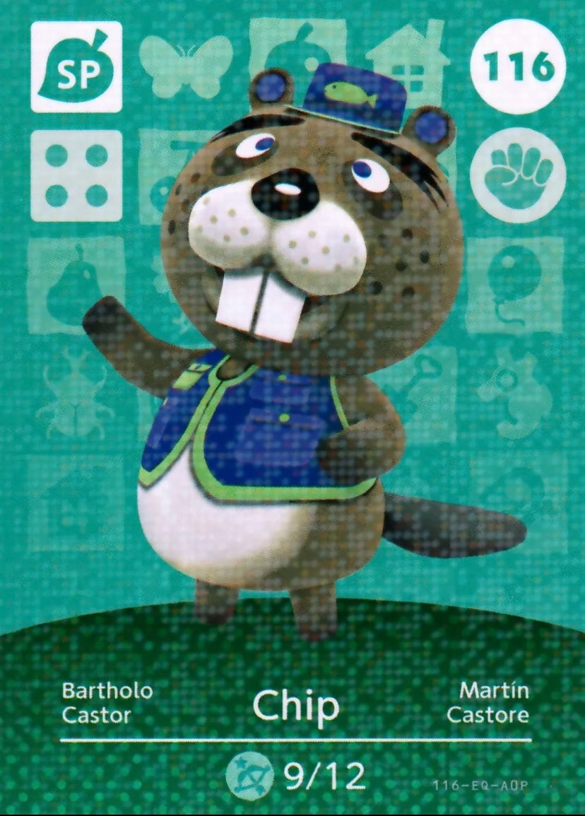 Animal Crossing Amiibo Karte Bartholo 116