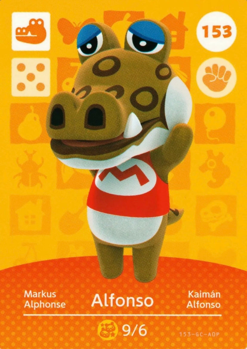 Animal Crossing Amiibo Karte Markus 153