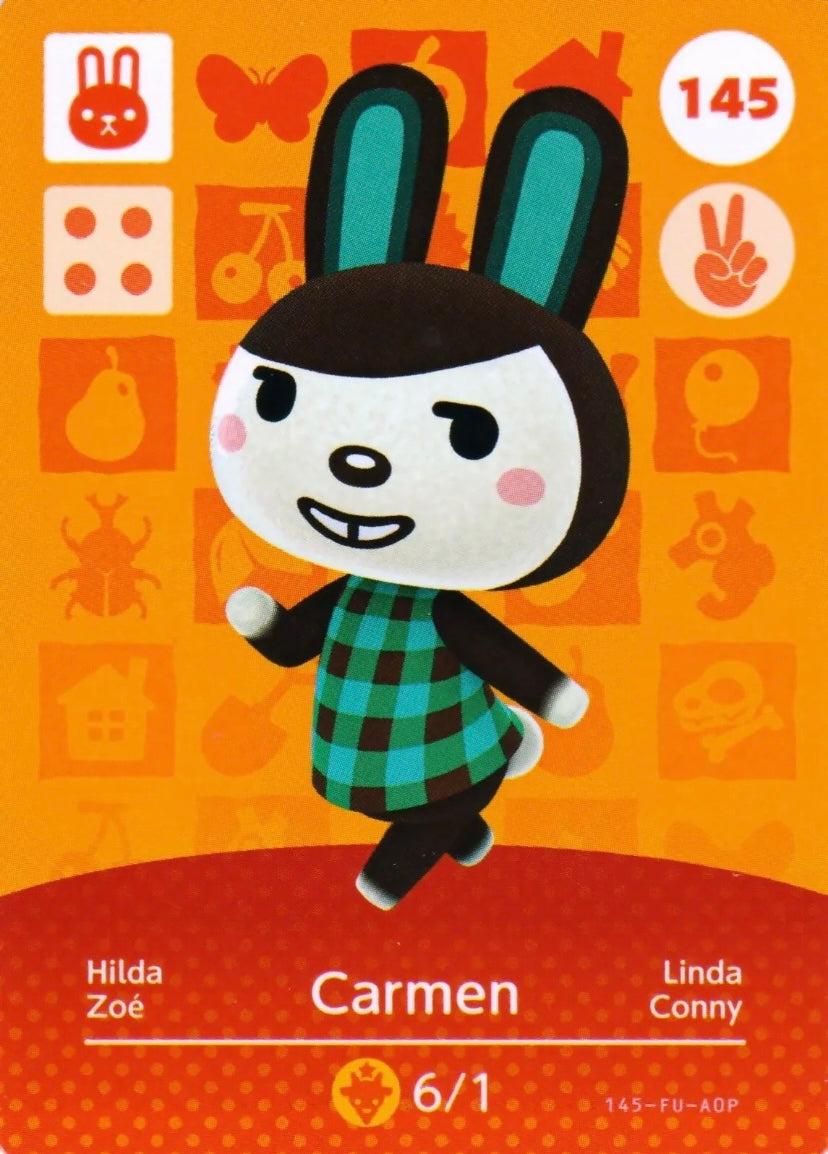 Animal Crossing Amiibo Karte Hilda 145