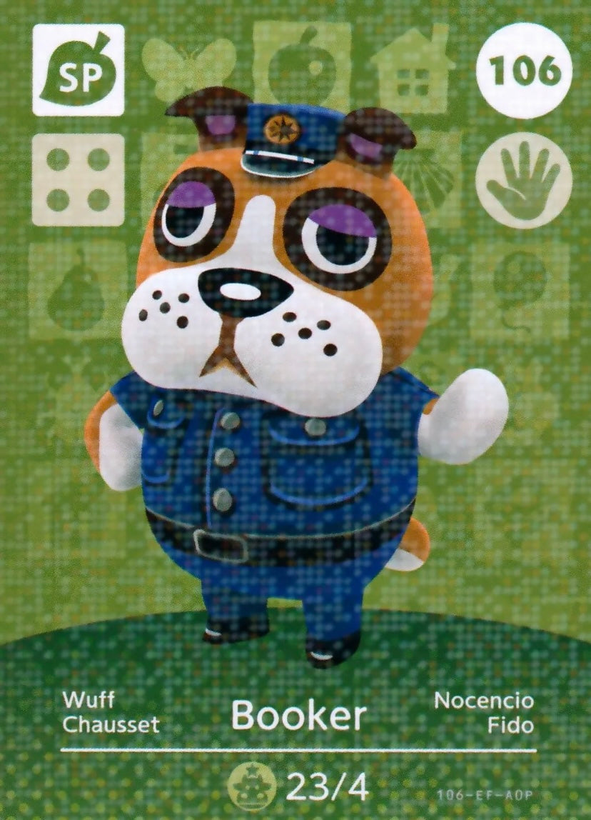 Animal Crossing Amiibo Karte Wuff 106