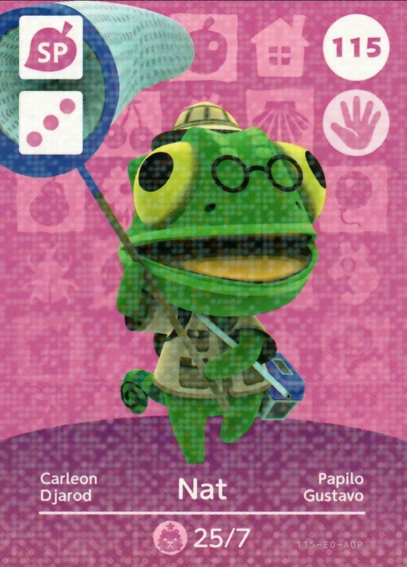 Animal Crossing Amiibo Karte Carleon 115