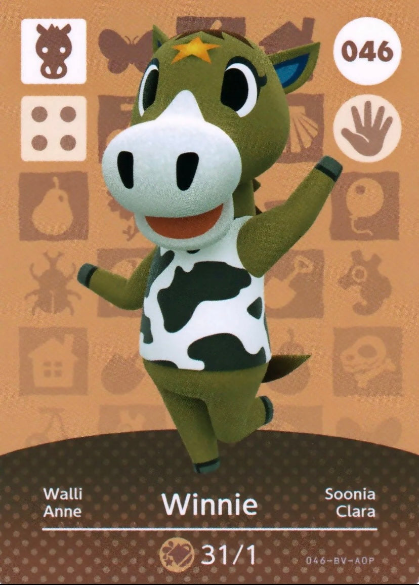 Animal Crossing Amiibo Karte Walli 046