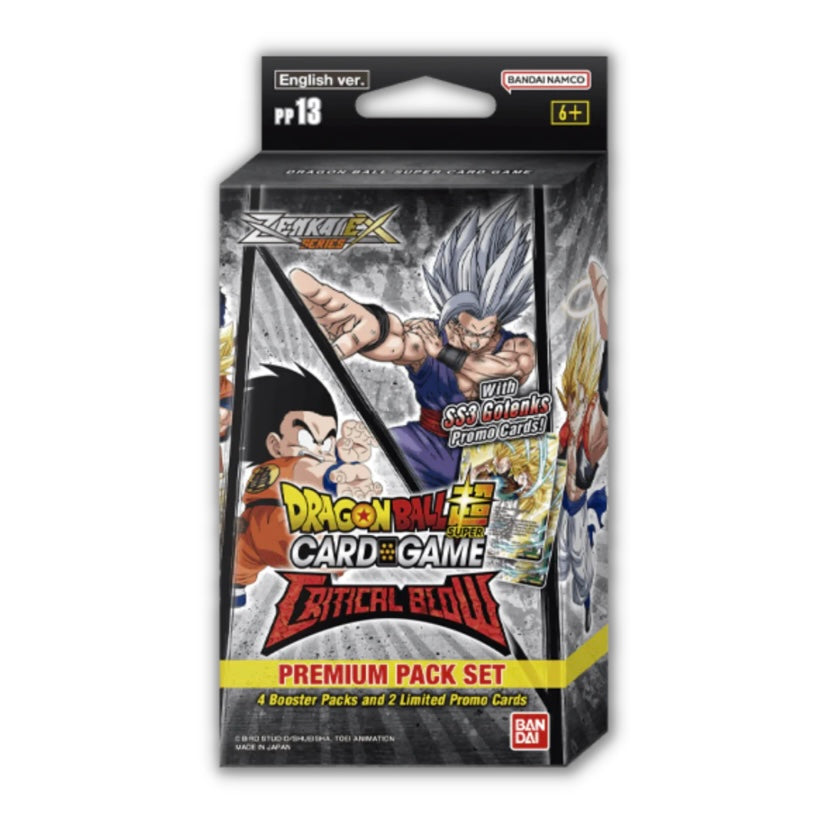Dragonball Super Card Game Zenkai Series 5 Critical Blow Premium Pack Set