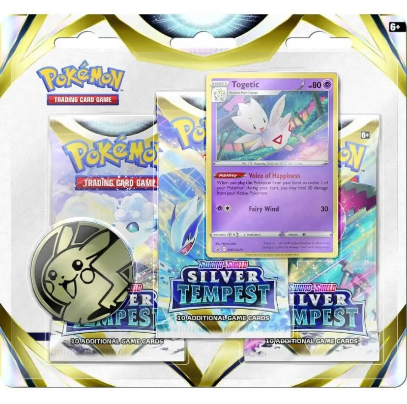 Pokémon Silver Tempest 3-Pack Blister Togetic ENG