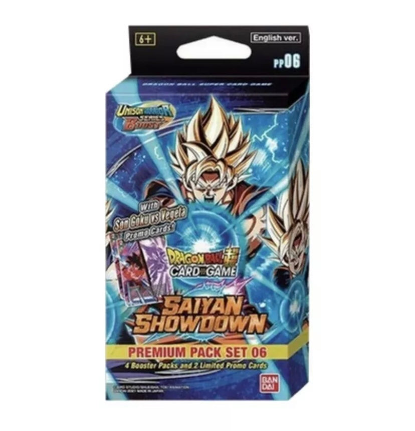 Dragonball Saiyan Showdown Premium Pack Set 06 Englisch