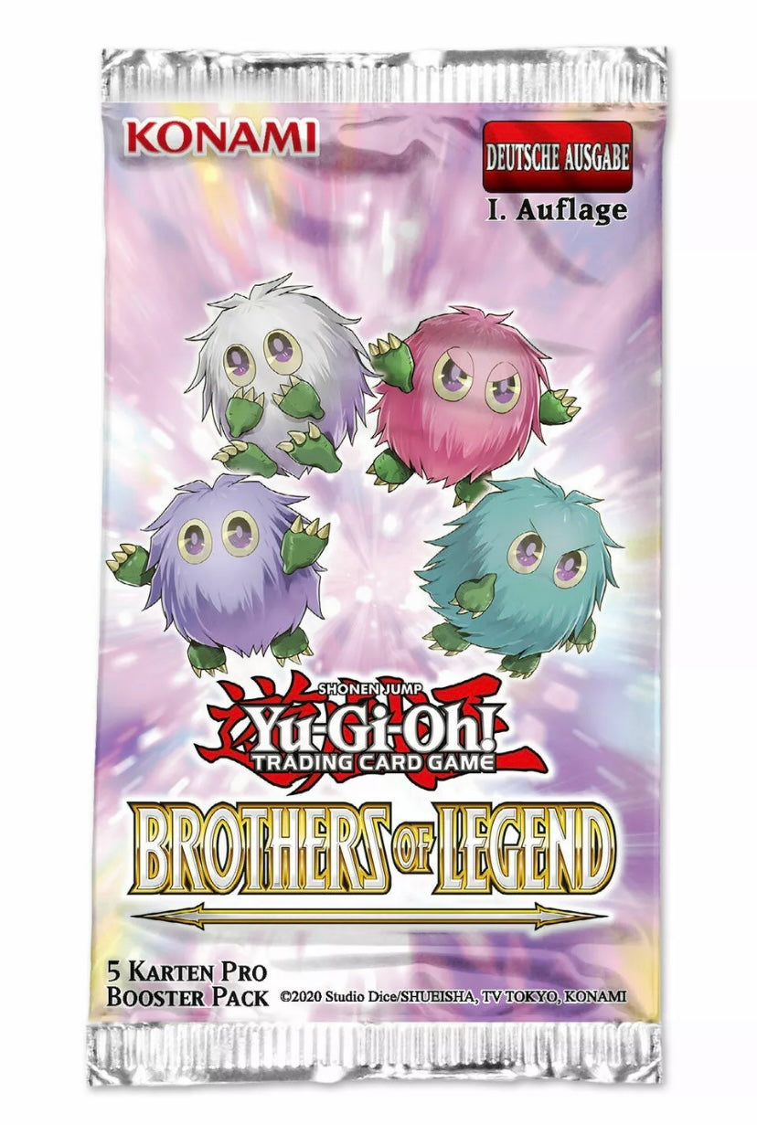 Yu-Gi-Oh! Brothers of Legend Booster Pack 1. Auflage Deutsch