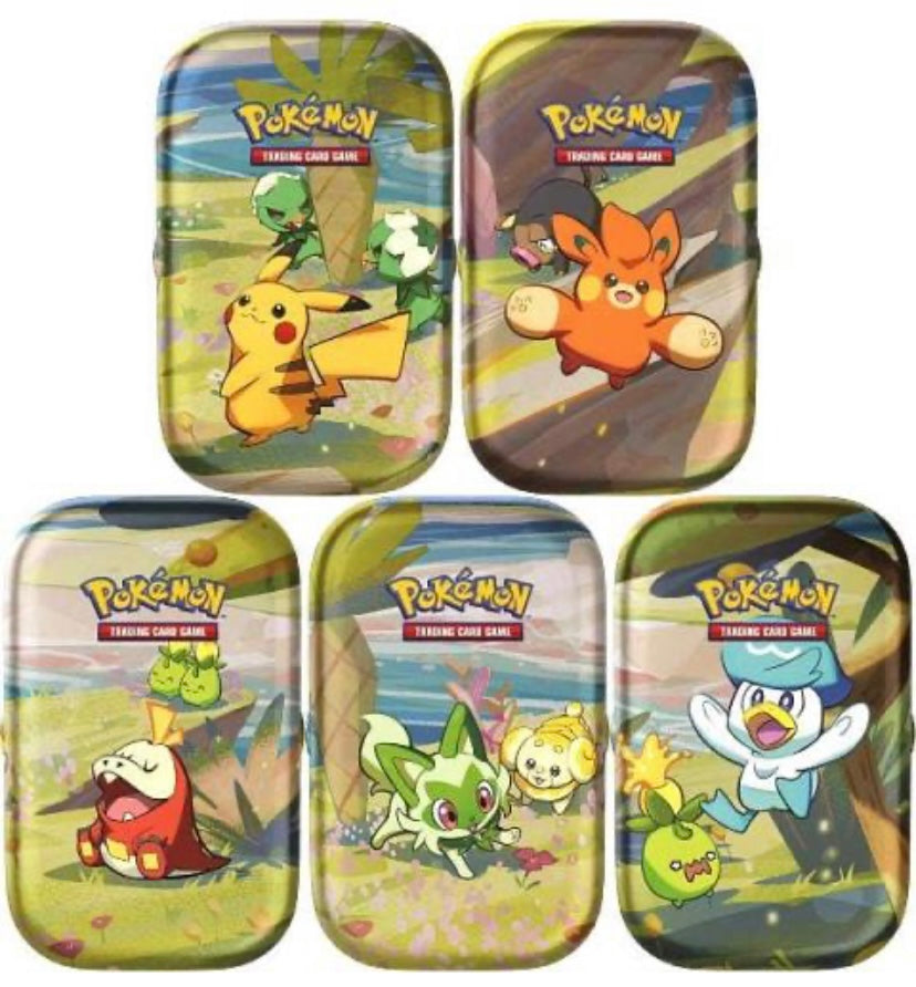 Pokémon Paldea Freunde Mini Tin Set (5 Mini Tins) DE