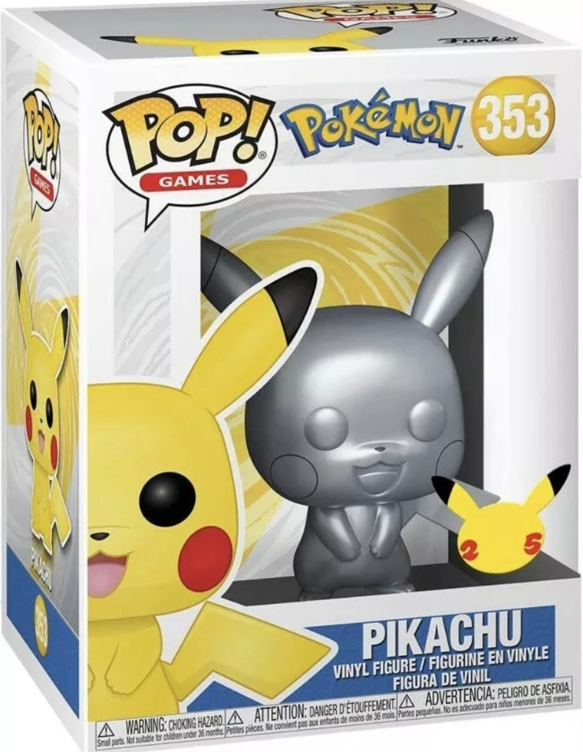 FUNKO POP! Pikachu 353 25th Anniversary