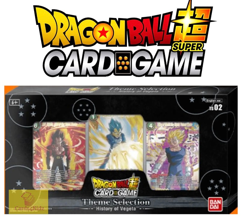 Dragon Ball Super Card Game Theme Selection History of Vegeta Box