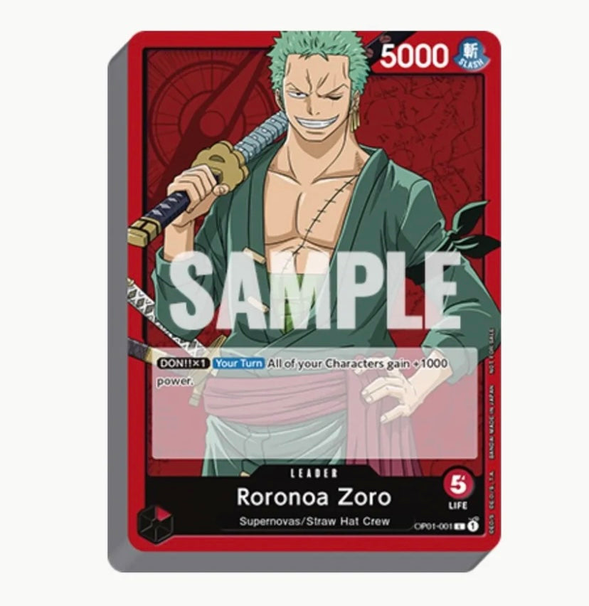 One Piece Card Game Demo Deck Kit 2023 Vol. 1 Roronoa Zoro